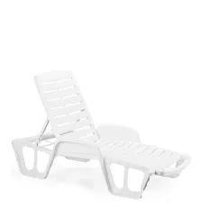 шезлонг садовый Шезлонг Green Deco Lettino Fisso, белый