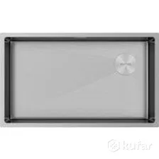 Кухонная мойка Paulmark NEXT-SKEW 74 Uni PM887444-BS (стальной/брашированная сталь)