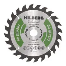 Диск пильный серия Hilberg Industrial Дерево 160*24Т*20 mm