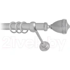 Карниз для штор Lm Decor Кубок 110 1р гладкий 25мм (сатин, 2.8м)