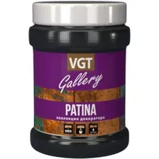 Состав лессирующий VGT Gallery матовый с эффектом чернения Patina Коллекция декоратора 0,2 кг
