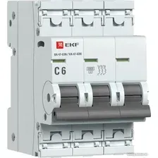 Выключатель автоматический EKF PROxima ВА 47-63N M636306C