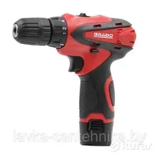 Brado Дрель-шуруповерт аккумуляторная BRADO DF330B-1 (2 ск, Li-ion 12В, 2 акк, 1,5 А/ч, кейс)