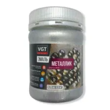 Эмаль VGT ВД-АК 1179 универсальная металлик "Серебро" 0,23 кг