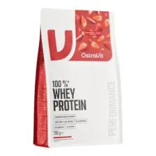 Протеин "100% Whey Protein, OstroVit" 700 грамм вкус клубника со сливками