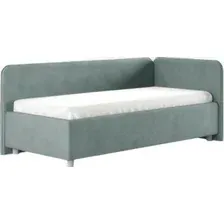 Кровать-тахта Сонум Capri R 90x200 (замша мятный)