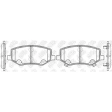 Тормозные колодки дисковые передняя ось NIBK PN0791