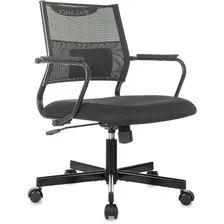 офисное компьютерное кресло Бюрократ CH Balance-Low Black Elastic-102 TW-11, черный