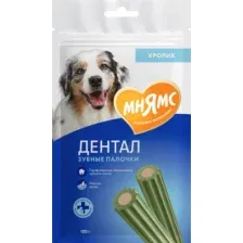 Лакомство для собак Мнямс Зубные палочки с хлорофиллом / 170456 (100г)