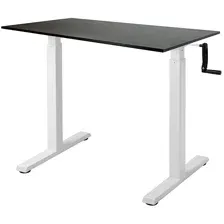 Стол Механический подъемный стол Kingstyle Manual N06-22D White, дуб мореный