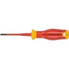 Отвертка Hoegert 80мм 1000V PZ1/SL5 SLIM S2 / HT1S976-1