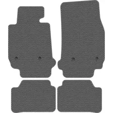 Комплект ковриков для авто Alicosta BMW 1-Series II (хэтчбек 5 дв / F20, F21) 2011 - 2020 (серый, ромб)