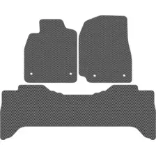 Комплект ковриков для авто Alicosta Lexus LX470 (suv / j100) 2002 - 2007 (серый, ромб)