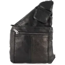 Мужская сумка Poshete 252-93012-BLK (черный)