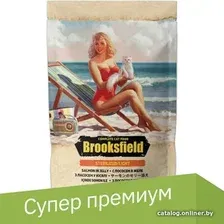 Пресервы Brooksfield Sterilized/Light Cat Salmon лосось в желе 85 г