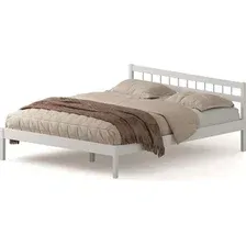 Кровать Домаклево Лето 140x200+Н4 (белый)