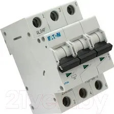 Выключатель автоматический Eaton PL6-C16/3 3P 16A C 6kA 3M 286601