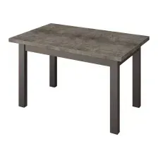 Кухонный стол Senira Кастусь 120-160x75 (бетон/венге)