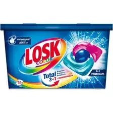 Капсулы для стирки ЛОСК Color 3 в 1 (12шт)