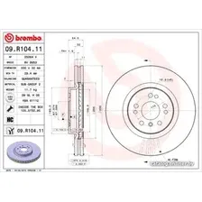 Тормозной диск Brembo 09R10411