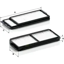 Салонный фильтр MANN-filter CU22001-2 (2шт)