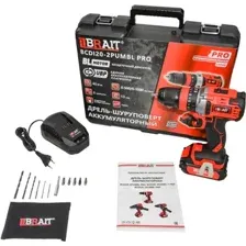 Ударная дрель-шуруповерт Brait BCDI20-2PUMBL PRO (с 1-м АКБ, кейс)