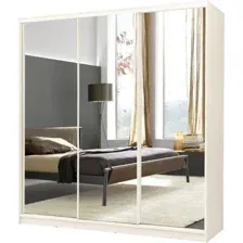 Шкаф-купе Рэйгрупп Bromo BBB3 01 РГ-07.01 B 237 BBB 237.5 (дуб бордо лайт/белый)