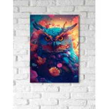 Картина на стекле Stamprint Радужная сова AR057 (70x50)