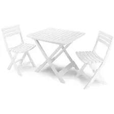 Набор садовой мебели Ipae Progarden Camping SET018BI (белый)