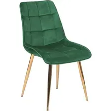 Стул Signal Chic Velvet Bluvel 78 (зеленый/золотой)