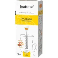 Фруктовый чай Teatone Apple Ginger - Яблоко Имбирь 15 стиков