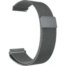 Браслет Rumi Milanese loop металлический 22 мм (серый)