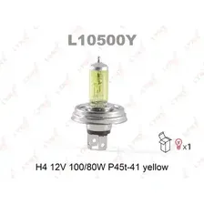 Автолампа галогенная P45t-41 LYNXAUTO L10500Y H4 12 4300K K