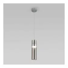 Подвесная люстра Евросвет Lumen 50244/1 LED хром/дымчатый
