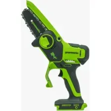 Пила цепная аккумуляторная Greenworks G24MCS10K2 24V 10см / 2008207UA (с АКБ 2Ач и ЗУ)