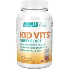 Витаминно-минеральный комплекс NOW Kid Vits (120шт, ягодный взрыв)