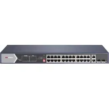 Неуправляемый коммутатор Hikvision DS-3E0528HP-E