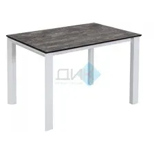 Стол обеденный DikLine Denver White, темный дуб
