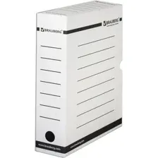 Коробка архивная Brauberg 121485 (белый)