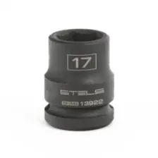  ГОЛОВКА УДАРНАЯ ШЕСТИГРАННАЯ, 17 ММ, 1/2'', CRMO// STELS 13922