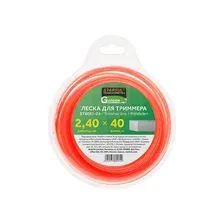 Леска D=2.4 мм х 40 м квадратн. сеч. STARTUL GARDEN