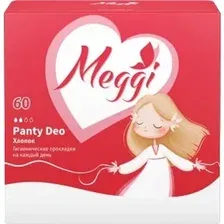 Прокладки ежедневные Meggi Panty Deo Хлопок (60шт)