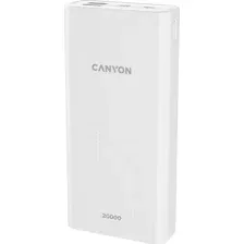 Внешний аккумулятор Canyon PB-2001 20000mAh (белый)