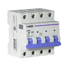 Выключатель автоматический Dr.Ferz FMB-C 6kA 4P 25 C / 21100100FERZ