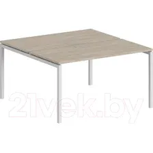 Комплект письменных столов Norden 160x163.8x75 / SG.249.OL.44.WH (белый/дуб светлый)