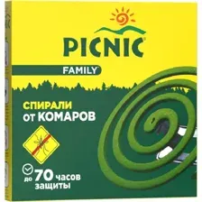 Picnic Family - Спирали от комаров 10 шт.