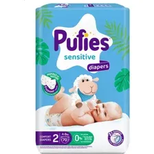 Подгузники Pufies Sensitive Mini 4-8 кг (70 шт)