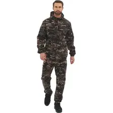 Костюм Huntsman Стрелок летний Сорочка смесовая Черный мультикам (р-р 56-58/170-176)