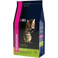 Корм Eukanuba для длинношерстных кошек, Hairball, 2 кг