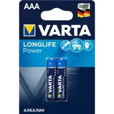 Комплект батареек Varta Longlife Power AAA/LR03 Alkaline 1.5V / 4903 121 412 (2шт)